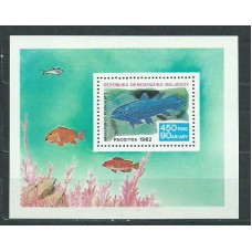 Madagascar - Hojas Yvert 19 ** Mnh  Fauna peces