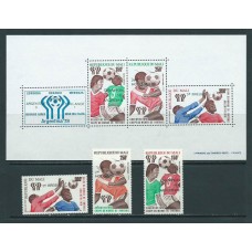 Mali - Aereo Yvert 336/8+H.11 ** Mnh  Deportes fútbol