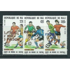 Mali - Aereo Yvert 454/6 ** Mnh  Deportes fútbol