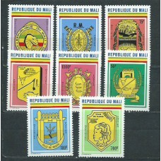 Mali - Servicio Yvert 23/30 ** Mnh  Escudos