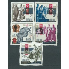 Malta - Correo 1966 Yvert 339/43 * Mh