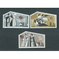 Malta - Correo 1968 Yvert 382/4 ** Mnh Navidad
