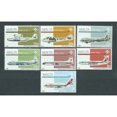 Malta - Aereo Yvert 15/21 ** Mnh Avión