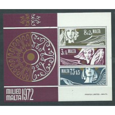 Malta - Hojas Yvert 2 ** Mnh Navidad