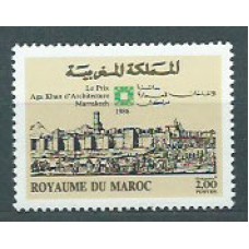 Marruecos Frances - Correo 1986 Yvert 1015 ** Mnh  Arquitectura