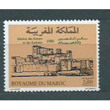 Marruecos Frances - Correo 1988  Yvert 1064 ** Mnh  Kasbas