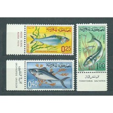 Marruecos Frances - Correo 1967 Yvert 514/6 ** Mnh  Fauna peces
