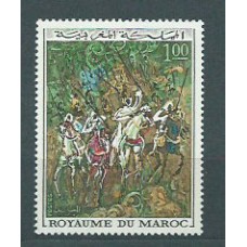 Marruecos Frances - Correo 1970 Yvert 597 ** Mnh  Pintura