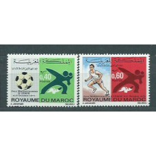 Marruecos Frances - Correo 1971 Yvert 625/6 ** Mnh  Deportes