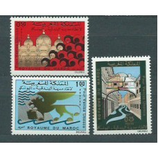 Marruecos Frances - Correo 1972 Yvert 631/3 ** Mnh  UNESCO