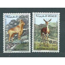 Marruecos Frances - Correo 1972 Yvert 646/7 ** Mnh  Fauna