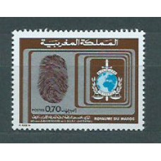 Marruecos Frances - Correo 1973 Yvert 686 ** Mnh  Interpol