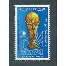 Marruecos Frances - Correo 1974 Yvert 710 ** Mnh  Deportes fútbol