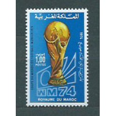 Marruecos Frances - Correo 1974 Yvert 710 ** Mnh  Deportes fútbol