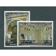 Marruecos Frances - Correo 1976 Yvert 750/1 ** Mnh  Mezquita