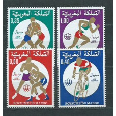 Marruecos Frances - Correo 1976 Yvert 765/8 ** Mnh  Olimpiadas de Montreal
