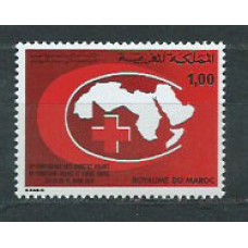 Marruecos Frances - Correo 1978 Yvert 810 ** Mnh  Cruz roja