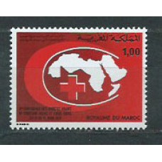 Marruecos Frances - Correo 1978 Yvert 810 ** Mnh  Cruz roja