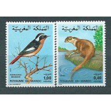 Marruecos Frances - Correo 1979 Yvert 842/3 ** Mnh  Fauna