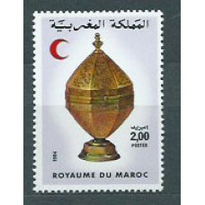 Marruecos Frances - Correo 1984 Yvert 971 ** Mnh  Cruz roja