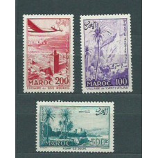 Marruecos Frances - Aereo Yvert 100/2 ** Mnh