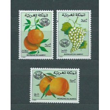 Marruecos Frances - Tasa Yvert 64/6 ** Mnh  Frutos