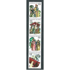 Marshall - Correo 2001 Yvert 1474/7 ** Mnh Navidad