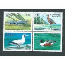 Marshall - Correo 1988 Yvert 168/71 ** Mnh Fauna. Aves