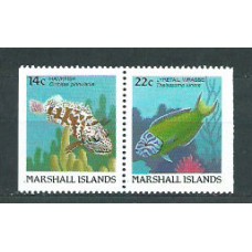 Marshall - Correo 1988 Yvert 174b ** Mnh Fauna Peces