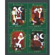 Marshall - Correo 2007 Yvert 2092/5 ** Mnh Navidad