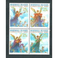 Marshall - Correo 1989 Yvert 245/8 ** Mnh Navidad