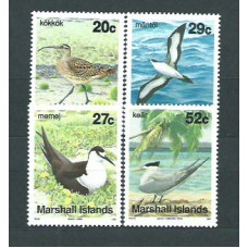Marshall - Correo 1991 Yvert 341/4 ** Mnh Fauna Marina. Aves