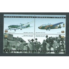 Marshall - Correo 1998 Yvert 936/9 ** Mnh Aviones