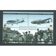 Marshall - Correo 1998 Yvert 936/9 ** Mnh Aviones