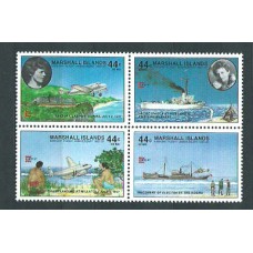 Marshall - Aereo Yvert 12/5 ** Mnh Barcos