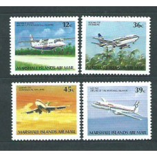 Marshall - Aereo Yvert 17/20 ** Mnh Aviones