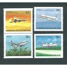 Marshall - Aereo Yvert 17a/20 ** Mnh Aviones