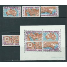 Mauritania - Aereo Yvert 94/7+Hb 6 ** Mnh  Deportes automovilismo