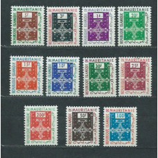 Mauritania - Servicio Yvert 1/11 ** Mnh