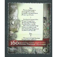 Mexico Correo 2014 Yvert 2868 ** Mnh   Nacional Anthem