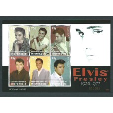 Micronesia - Correo 2008 Yvert 1590/5 ** Mnh Música. Elvis Presley