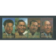 Micronesia - Correo 1993 Yvert 234/7 ** Mnh Personajes