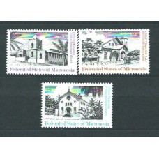 Micronesia - Correo 1985 Yvert 27+Av 10/11 ** Mnh Navidad