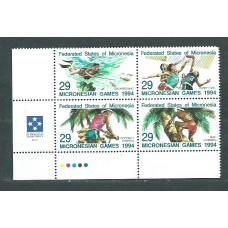 Micronesia - Correo 1994 Yvert 287/90 o Deportes