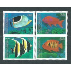 Micronesia - Correo 1995 Yvert 352/5 ** Mnh Fauna Marina. Peces