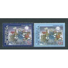 Micronesia - Correo 1996 Yvert 445/6 ** Mnh Navidad