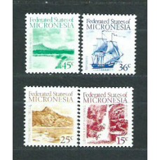 Micronesia - Correo 1988 Yvert 57/60 ** Mnh Barcos