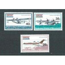 Micronesia Aereo Yvert 1/3 ** Mnh Aviones