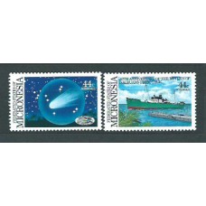 Micronesia Aereo Yvert 16/7 ** Mnh Barco