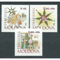 Moldavia - Correo Yvert 186/8 ** Mnh Navidad